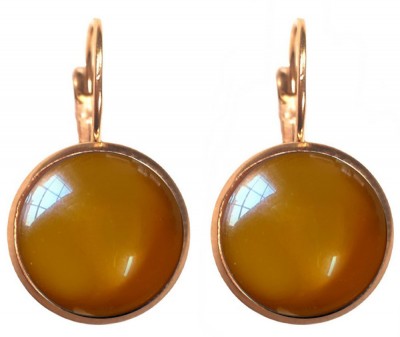 Ohrringe, UH056, dark-orange