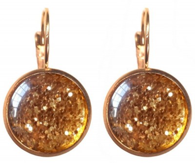 Ohrringe, UH058, light-brown