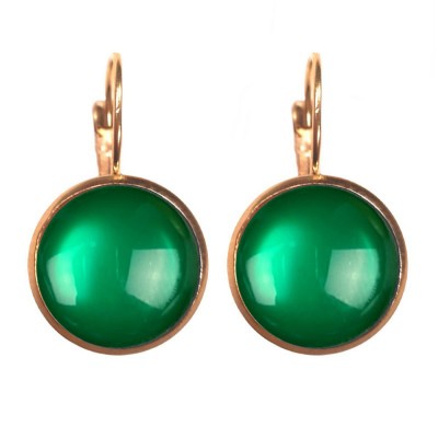 Ohrringe, UH089, green