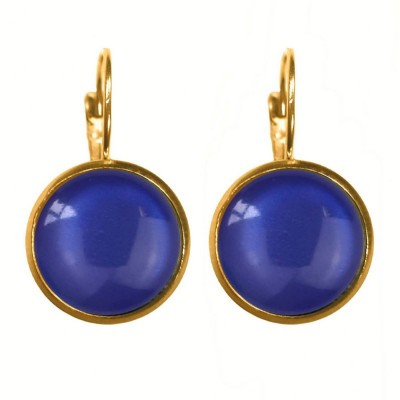 Ohrringe, UH101, purple-blue