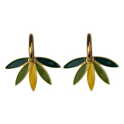 Ohrringe, UH103, green