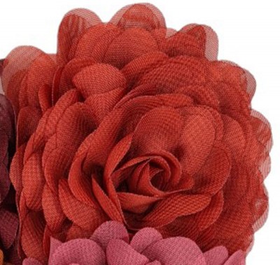Chiffon Haarblüte, UH148, dark-orange