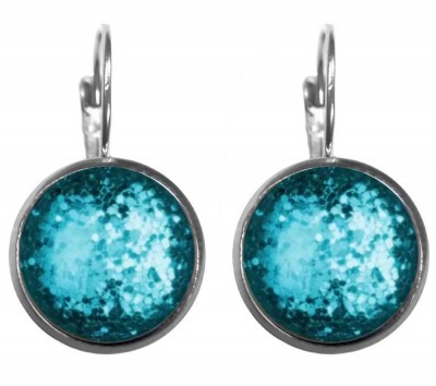 Ohrringe, UH159, sparkling-blue