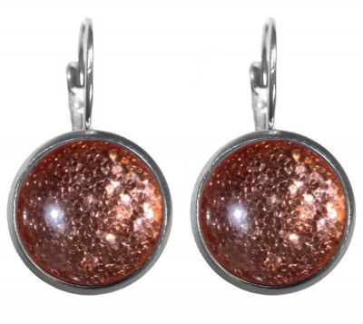 Ohrringe, UH164, sparkling-rose