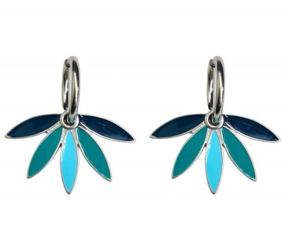 Ohrringe, UH167, blue