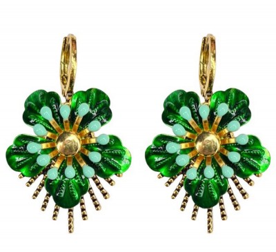 Ohrringe, UH174, green