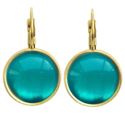 Ohrringe, UH182, turquoise