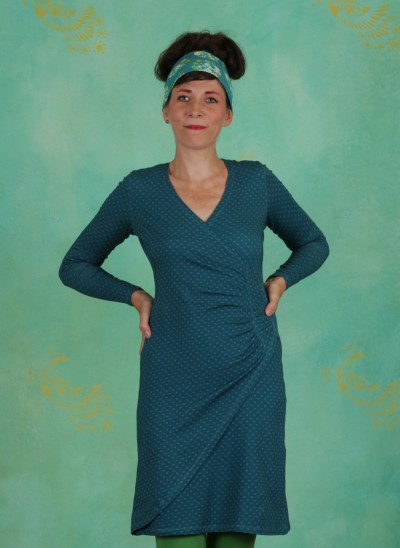 Kleid, Buenos Aires, hearts-petrol