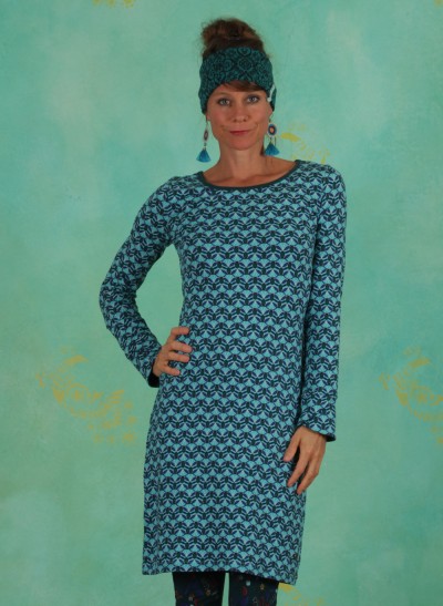 Kleid, W20E27, blue-multi