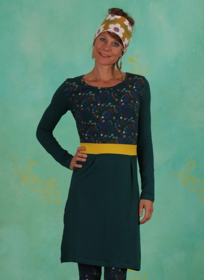 Kleid, W20E35, green-multi