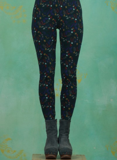 Leggins, W20G09, green-multi