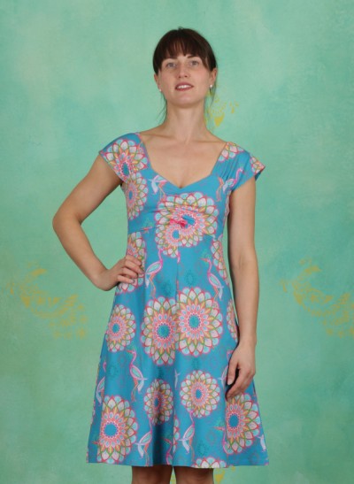 Kleid, Amy, mandala-turquoise