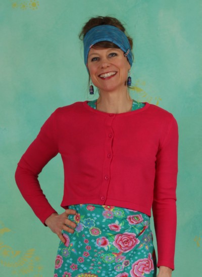Cardigan, Z20M51, pink