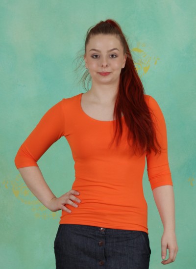 Shirt, Zaza-3-2, orange