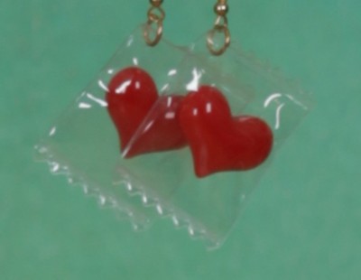 Ohrringe, ACC-ER-24, red
