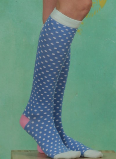 Strümpfe, DDS885, blue-white
