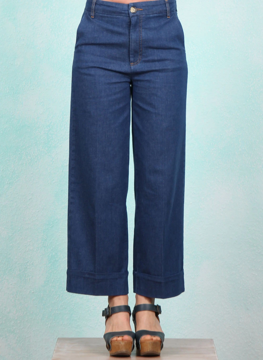 Culotte, 09732-458, denim-blue