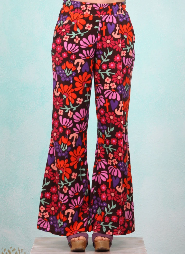 Frottee-Hose, Bell Bottom Beauty, vintage-flower-market