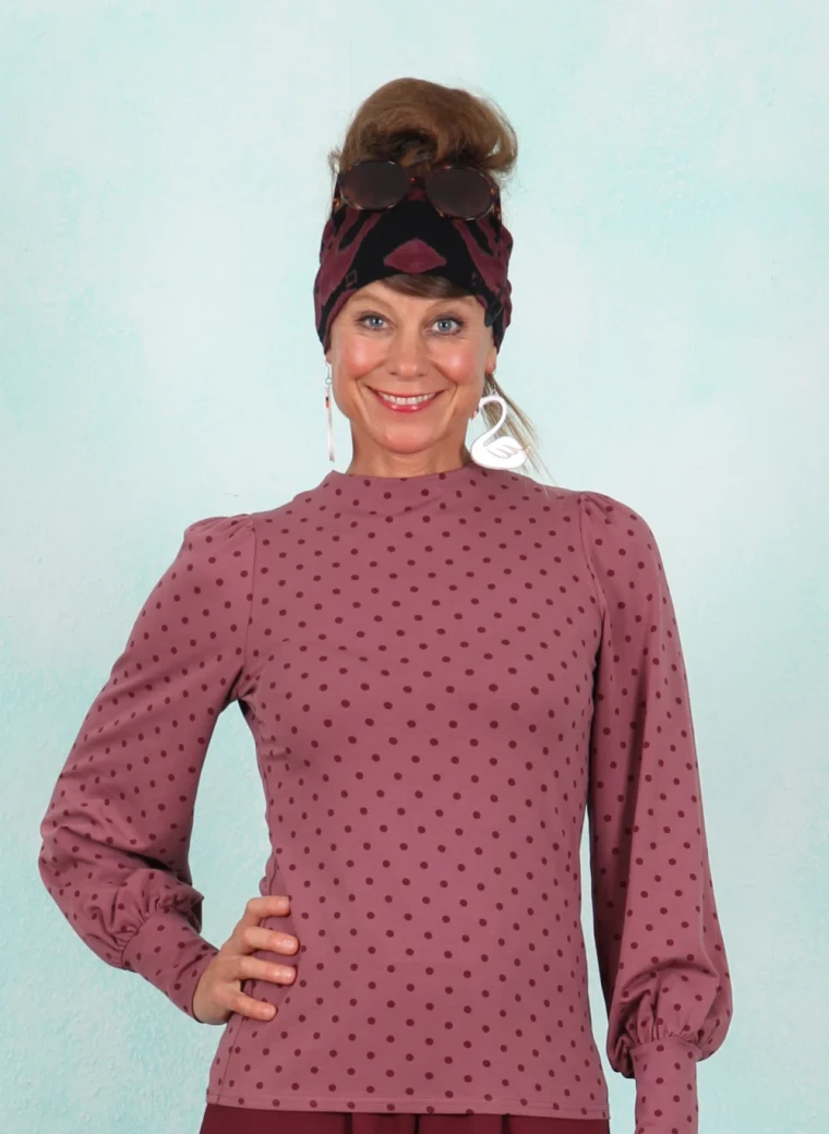 Shirt, Whimsical Delight, beneath-the-trees-dots