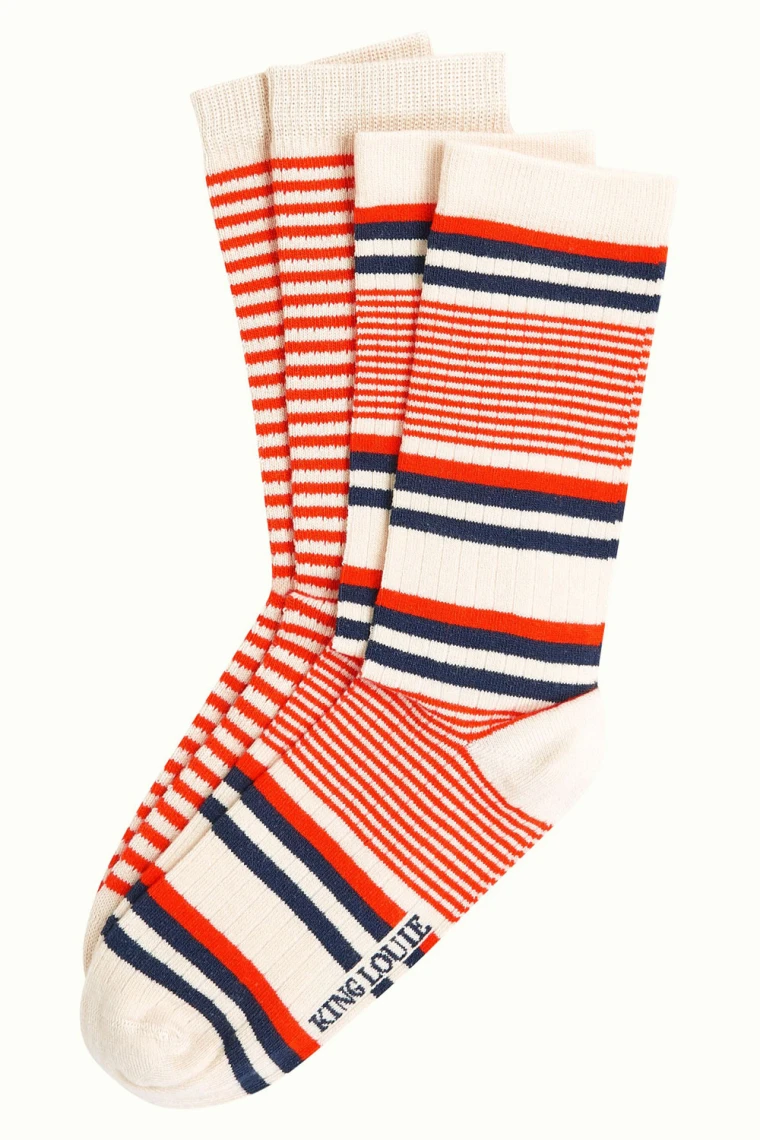Socken 2er-Pack, 09771-945, orange-multi