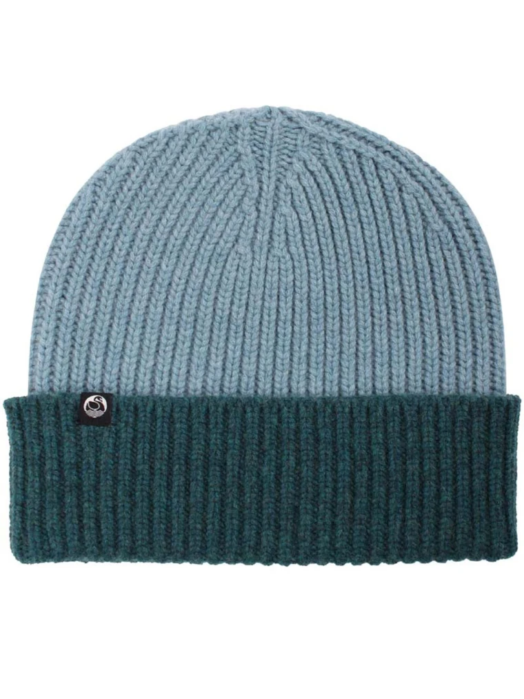 Mütze, 12214-4311, blue-grey-petrol