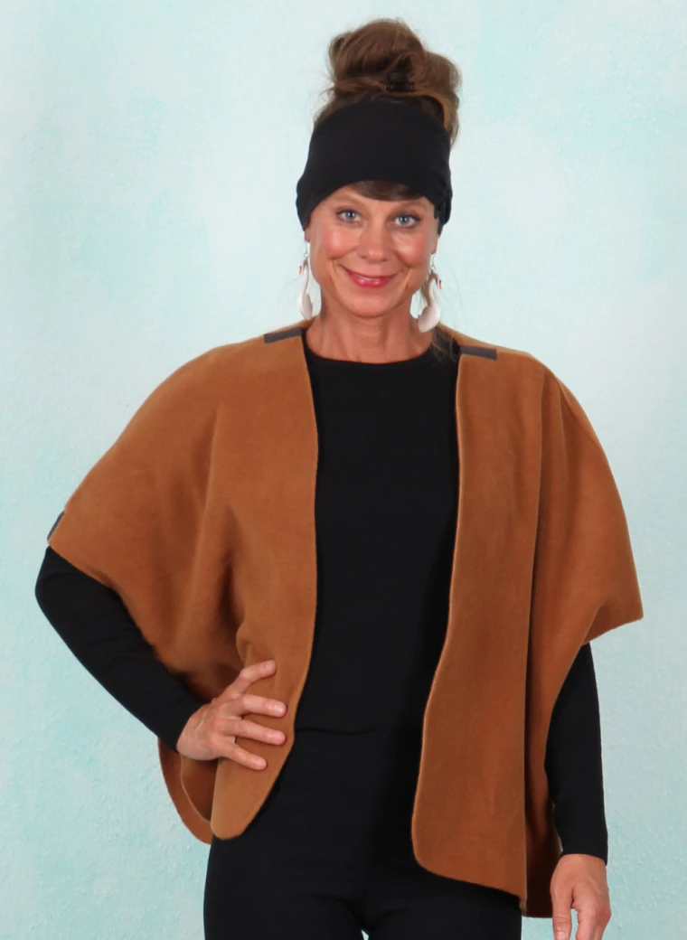 Fleece-Cardigan, 7174-706, rust