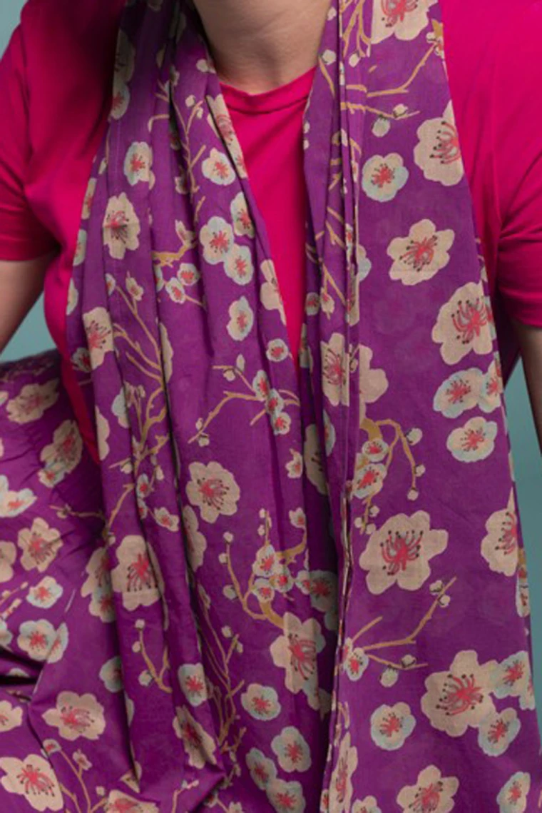 Tuch, E-242, purple