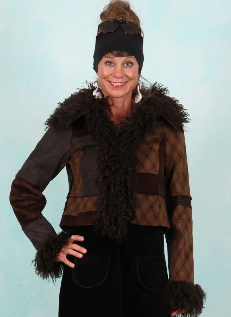 Jacke, FD019-PWL-D08, brown