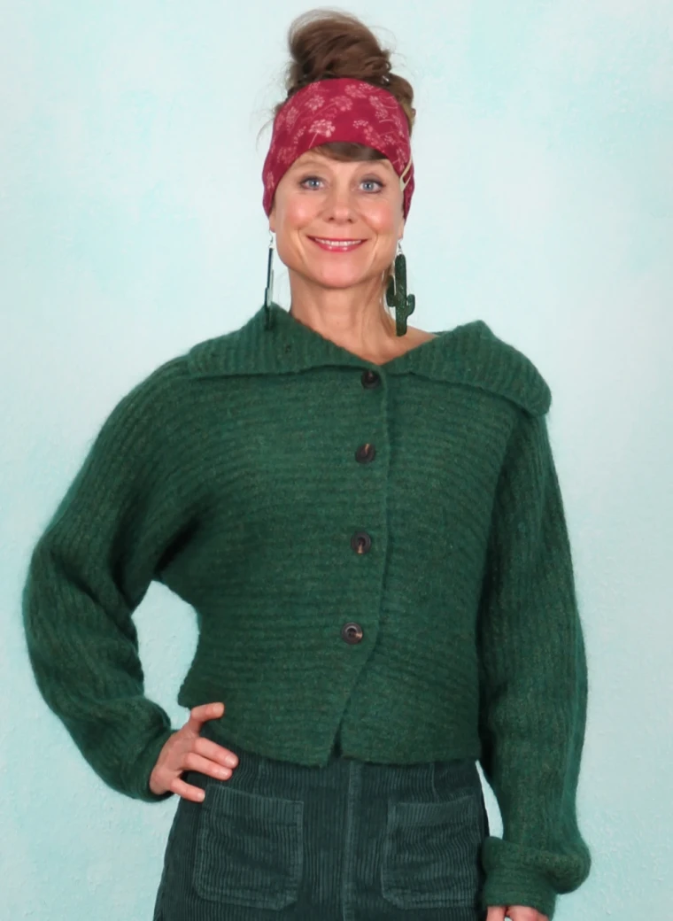 Cardigan, FD048-CCM-D07, green