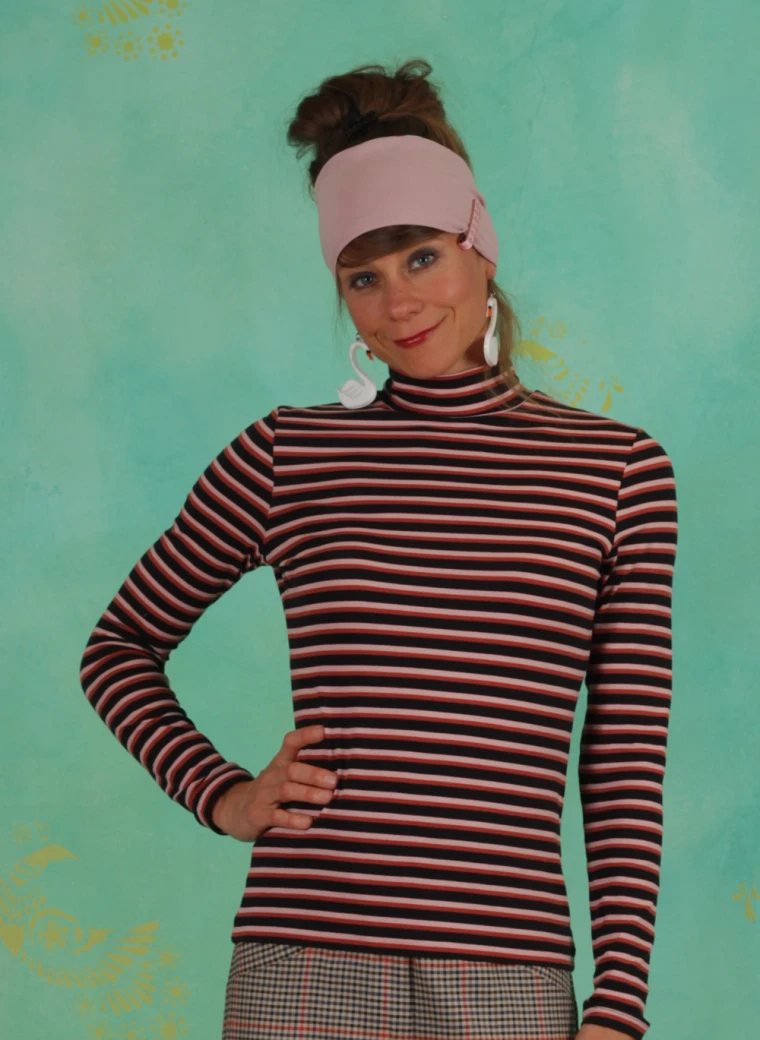Shirt, G2018-003, multi-stripes