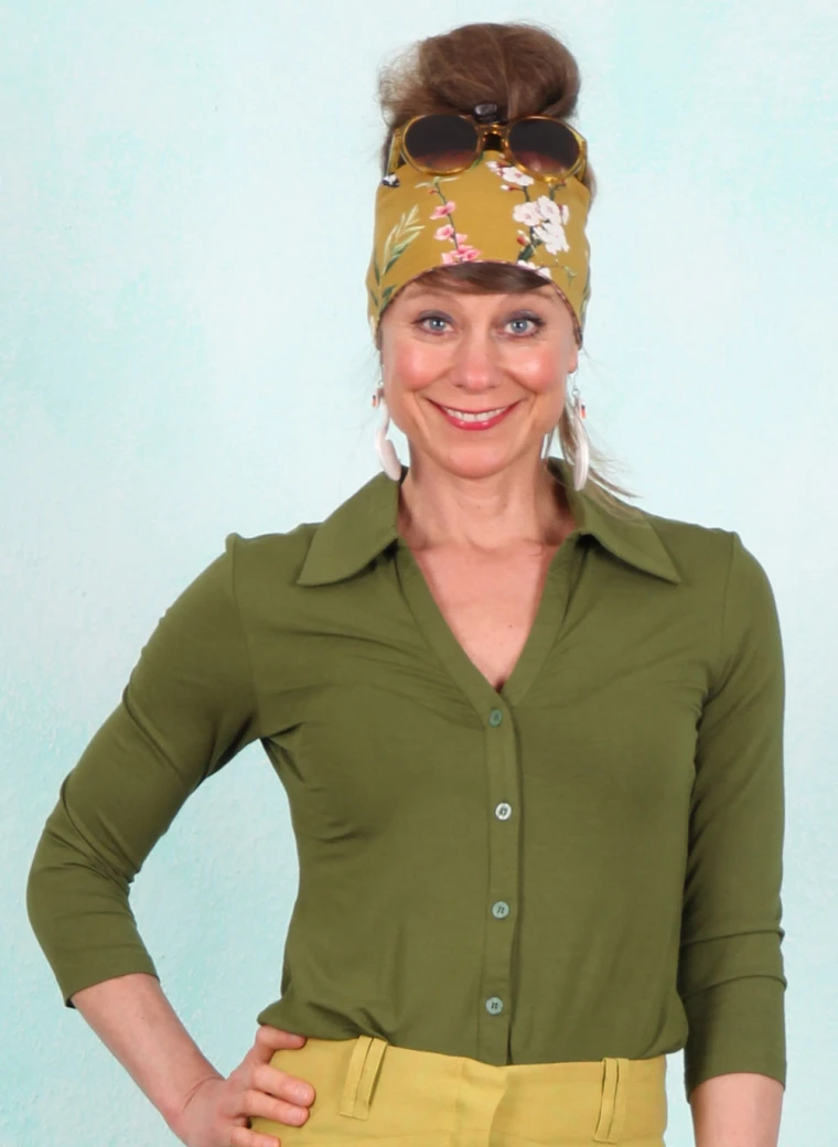 Bluse, HZ034-BVS-W22, dark-green