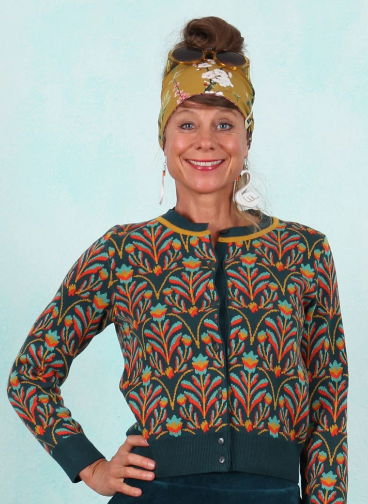 Cardigan, LAWI25211, green-multi