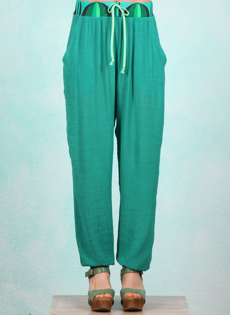Hose, STR-PAN-77, turquoise