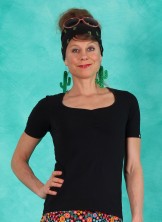 Shirt, Balconnet Féminin, agricultural-black