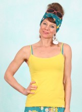 Top, Pretty Spaghetti, canary-yellow