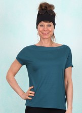 Shirt, Flowgirl, romantic-nights-petrol