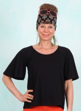 Shirt, Fly Little Bird, soot-black