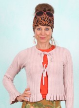 Cardigan, Marie-Antoinette, rose-blossom-knit