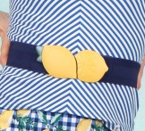 Gürtel, Limonello Love, blue-belt