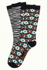 Socken 2er-Pack, 08352-001, black