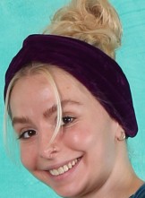 Samt-Haarband, 08578-518, purple