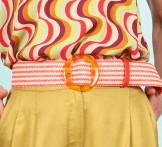 Gürtel, 08877-941, orange-stripes