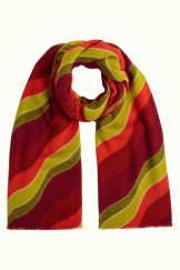 Schal, 09887-611, red-multi