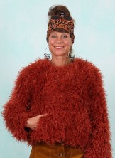 Jacke, 09933-611, red-brown