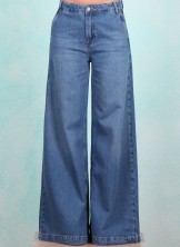 Hose, 10076-473, denim-blue