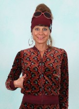 Samt-Jacke, 10184-600, red-multi