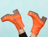Schuhe, 1208-097, floter-orange