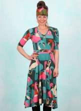 Kleid, 12704-0017, petrol-multi