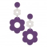 Ohrringe, ACC-ER-344, purple