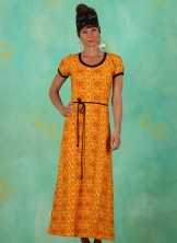 Kleid, DRE-01270, orange-yellow